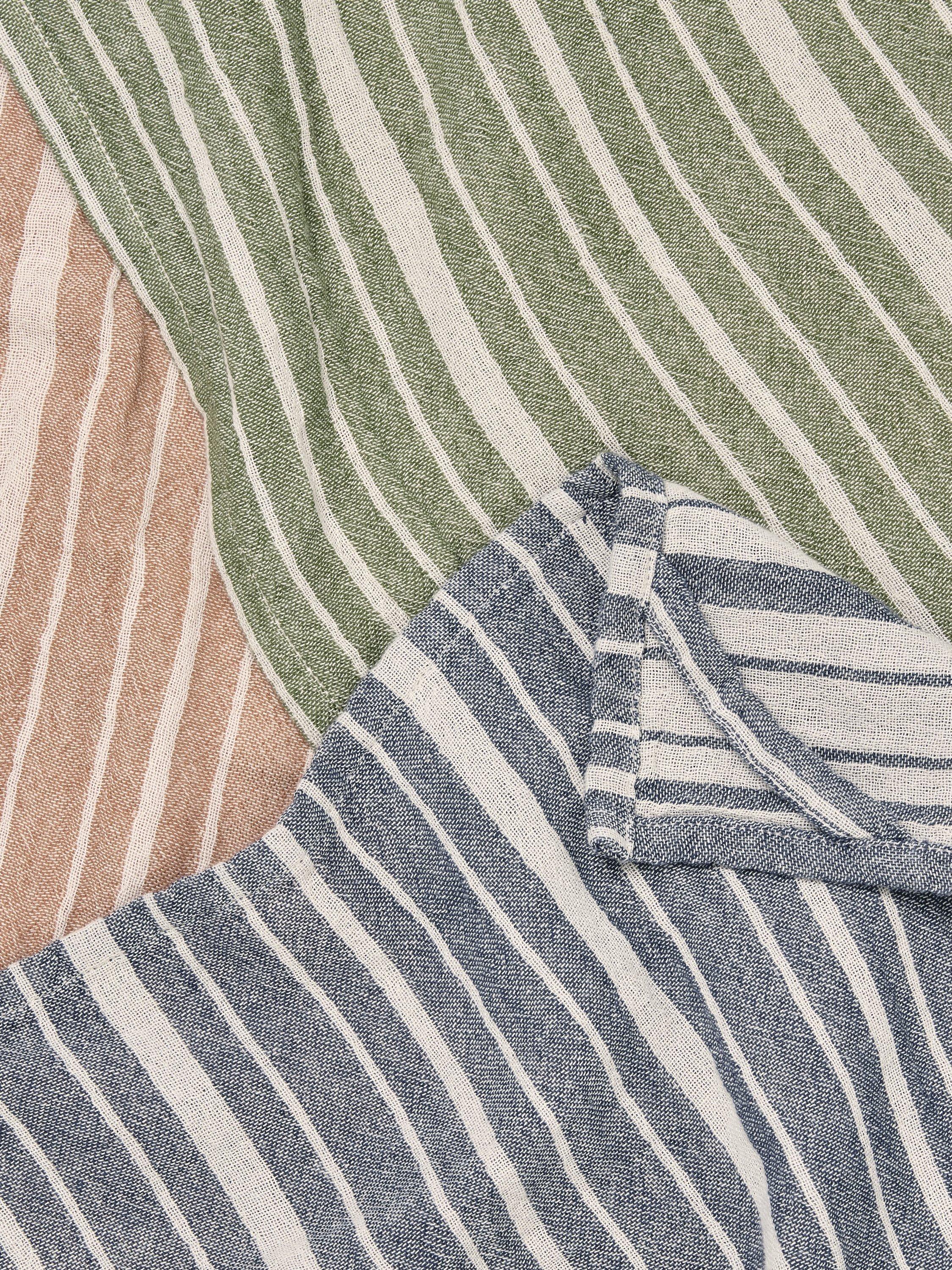 John Lewis pure cotton striped tea towels set of 3 - British product