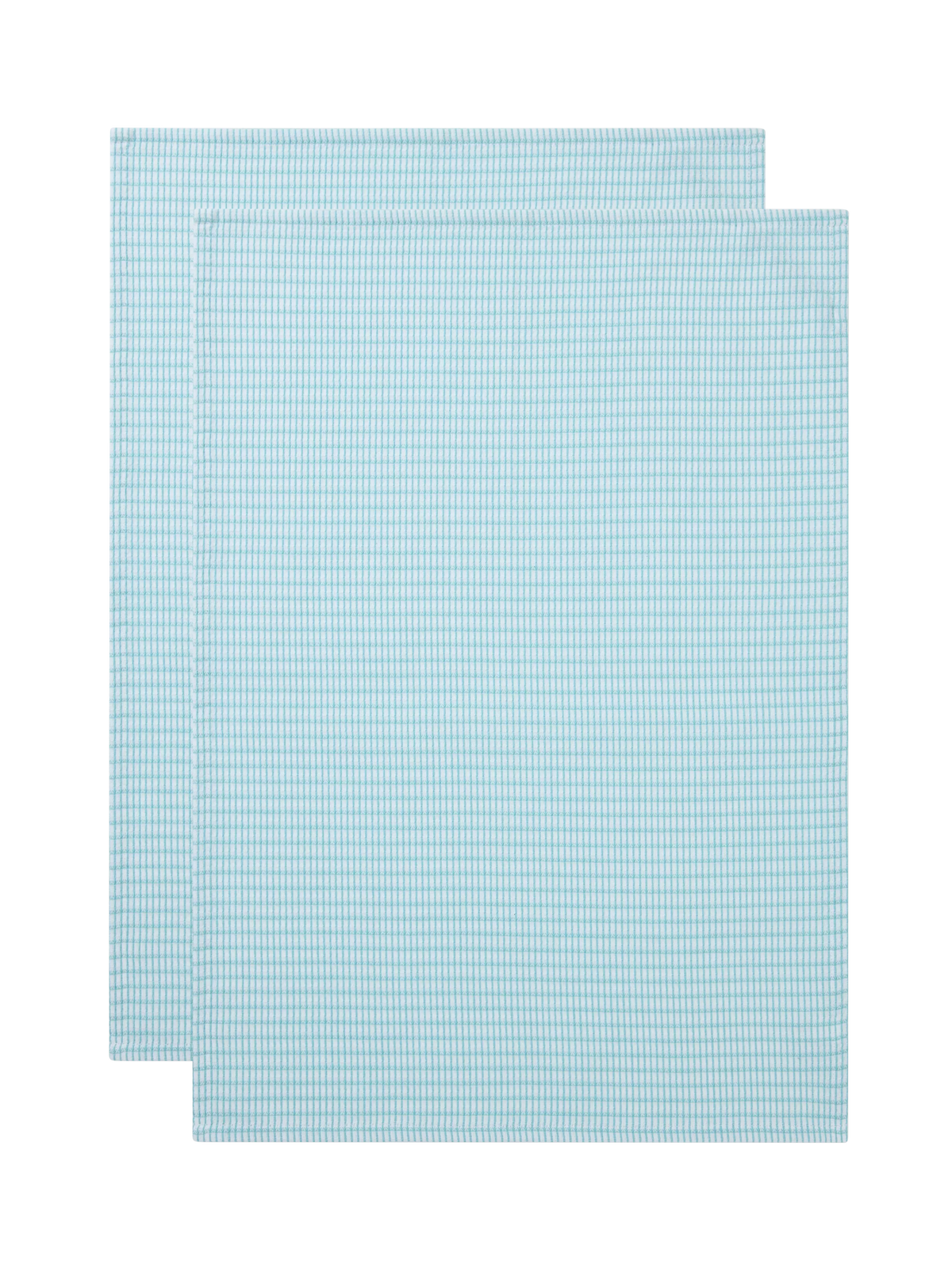 John Lewis waffle cotton tea towels blue, imported from the UK