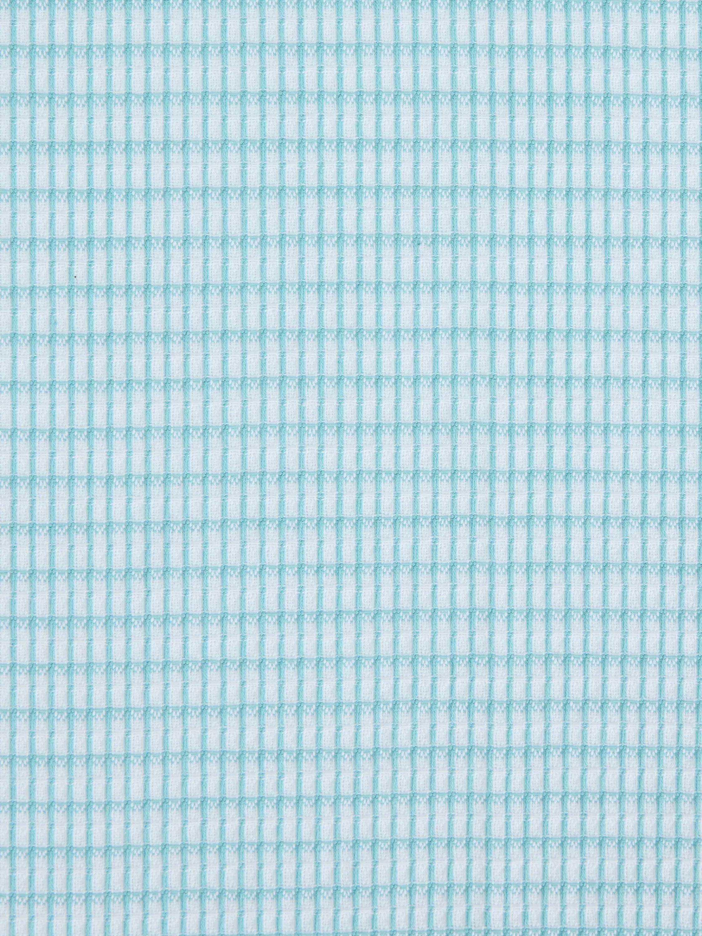 John Lewis waffle cotton tea towels blue, imported from the UK