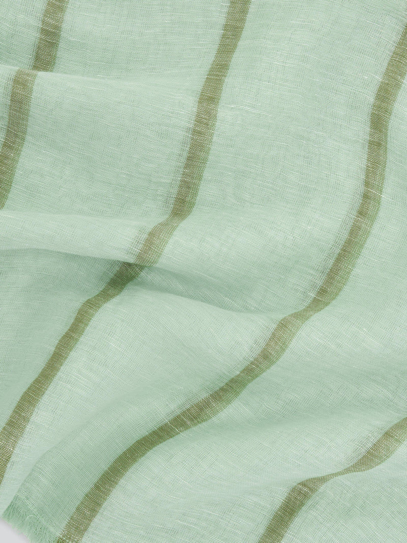 John Lewis stripe linen blend scarf 180x90cm (British brand)