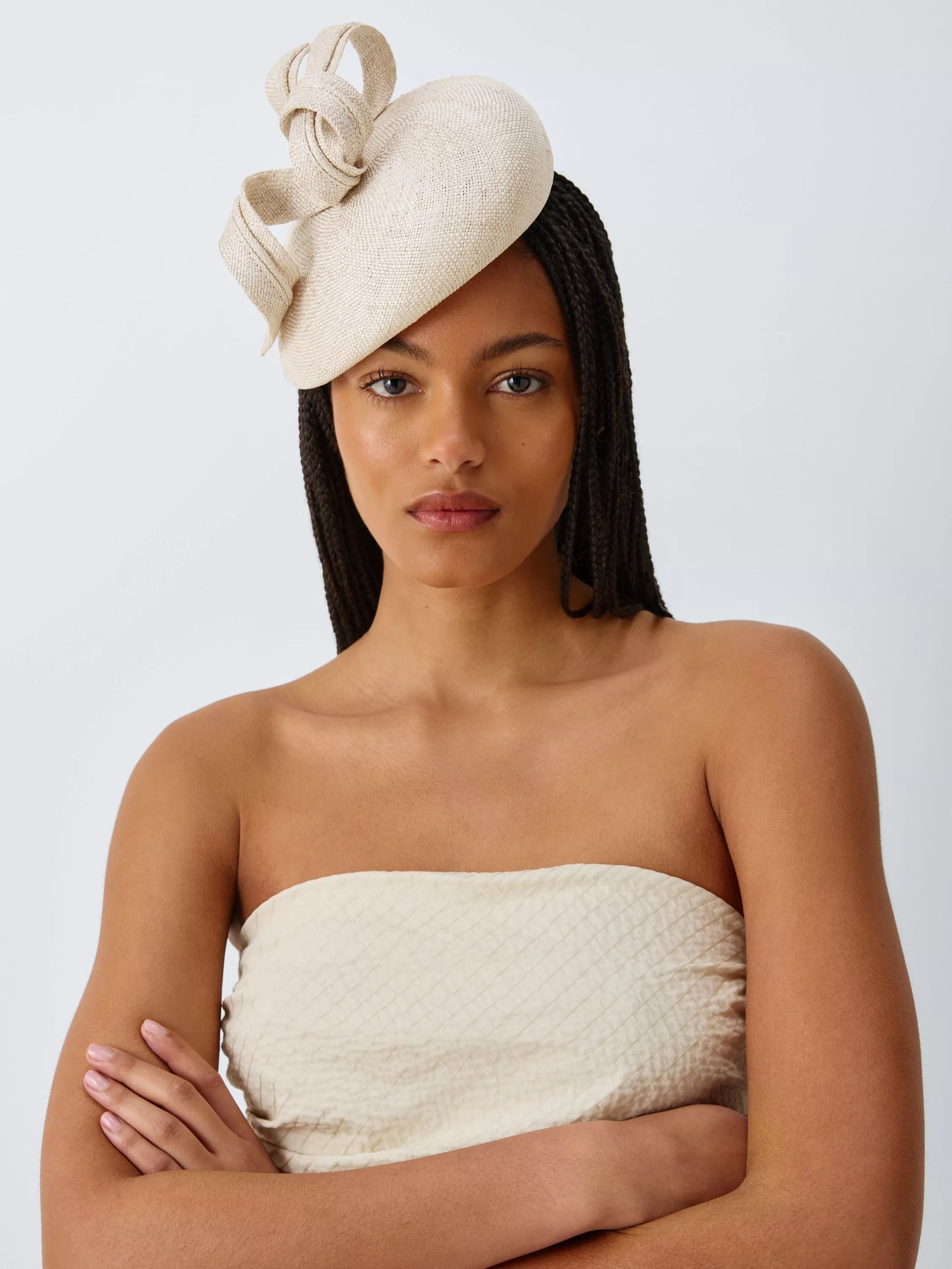 Whiteley Willow Beret Fascinator, Calico