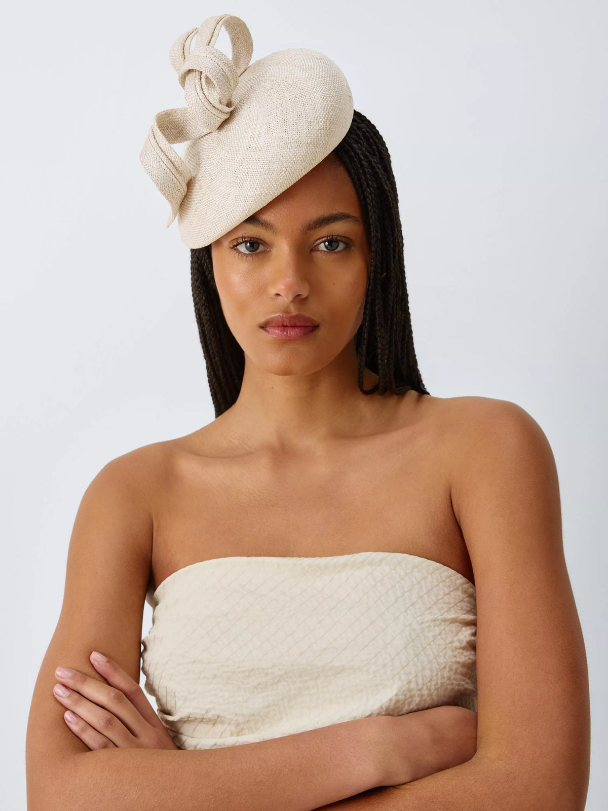 Whiteley Willow Beret Fascinator, Calico