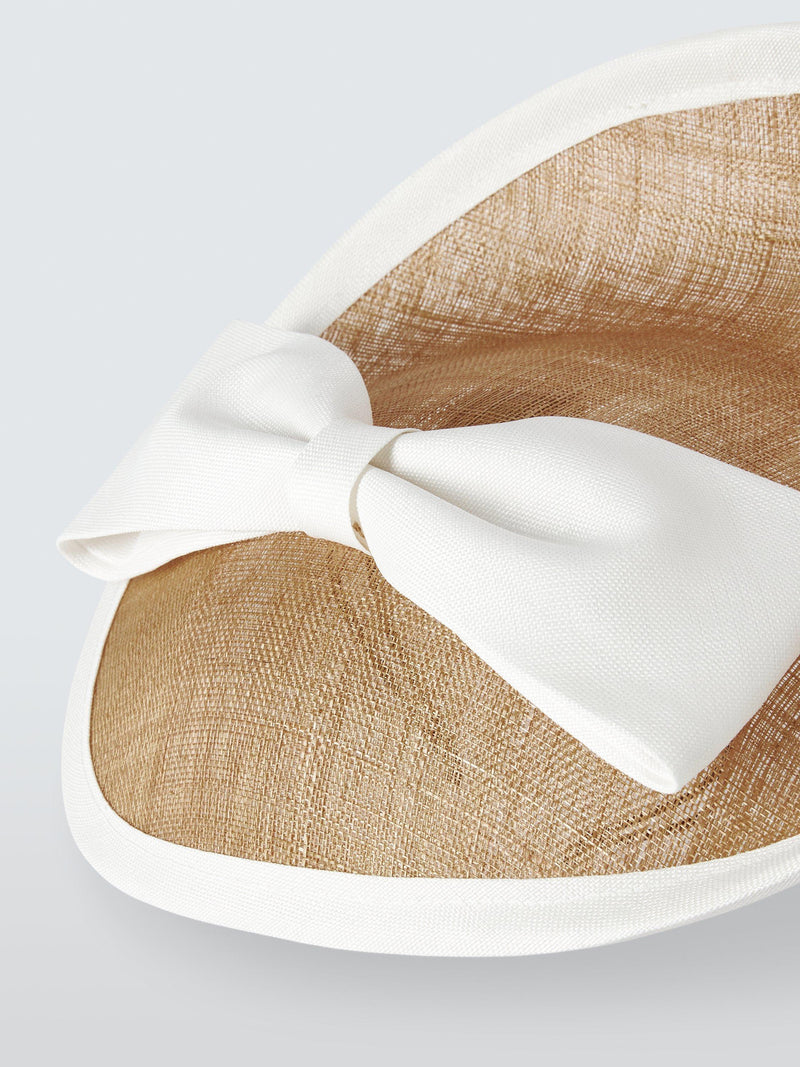 Whiteley wisteria contrast bind disc fascinator (British brand)