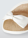 Whiteley wisteria contrast bind disc fascinator (British brand)