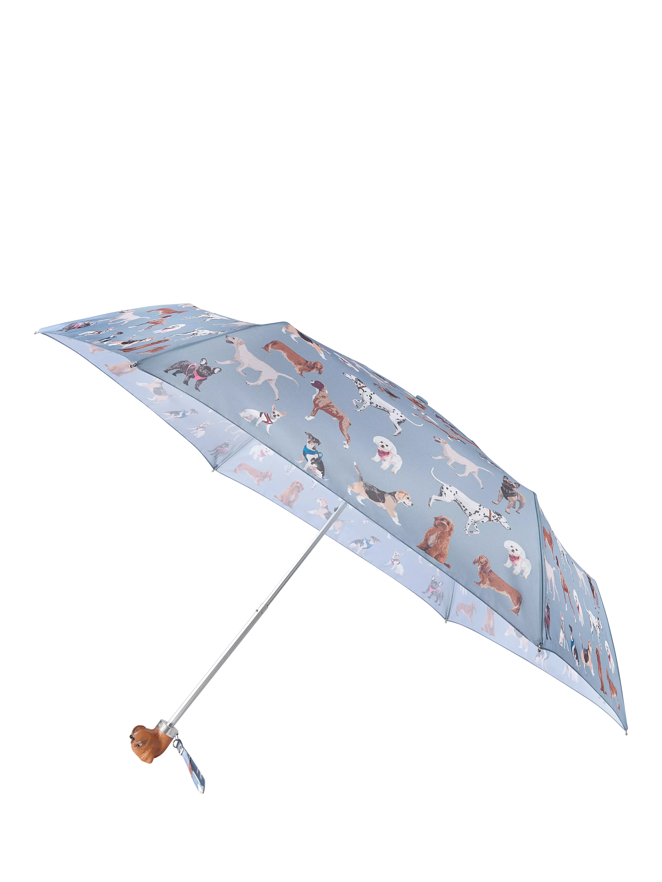 Fulton dog umbrella Blue/Multi manual - British product