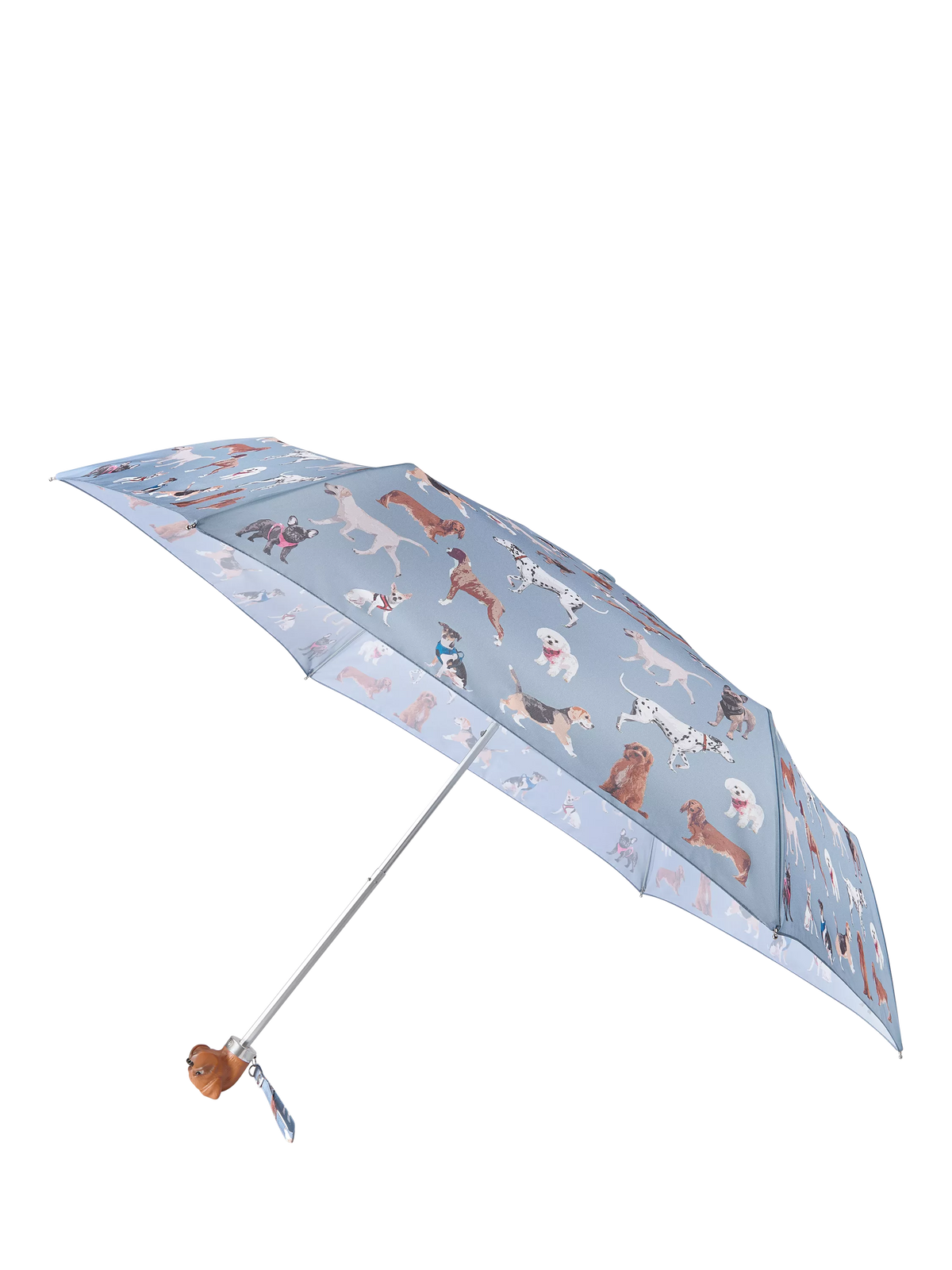 Fulton dog umbrella Blue/Multi manual - British product