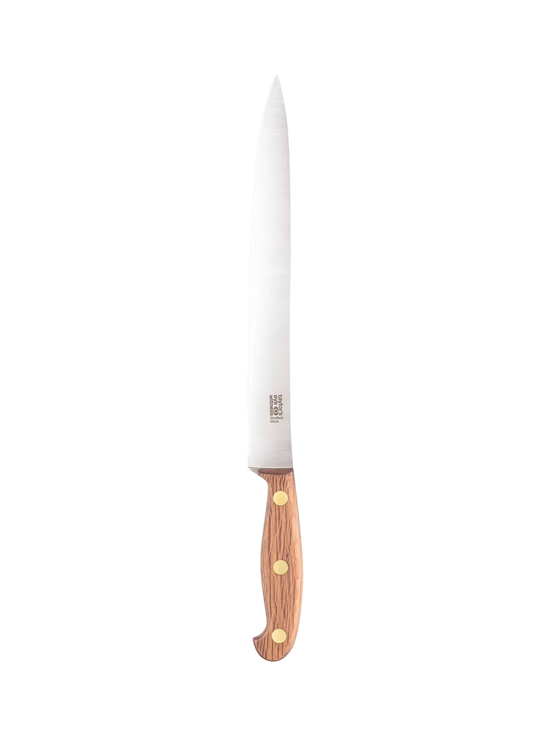 Taylor's Eye Witness Heritage Oak Sheffield Made Carving Knife, 23cm