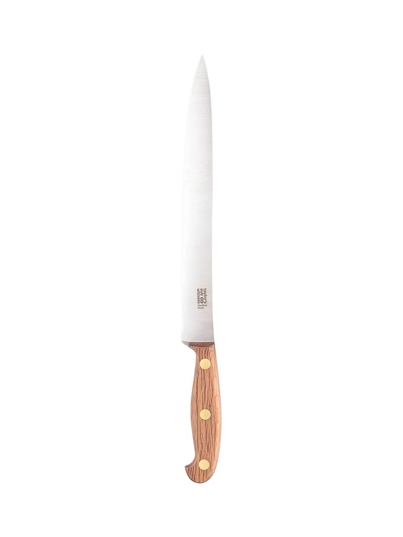 Taylor's Eye Witness Heritage Oak Sheffield Made Carving Knife, 23cm