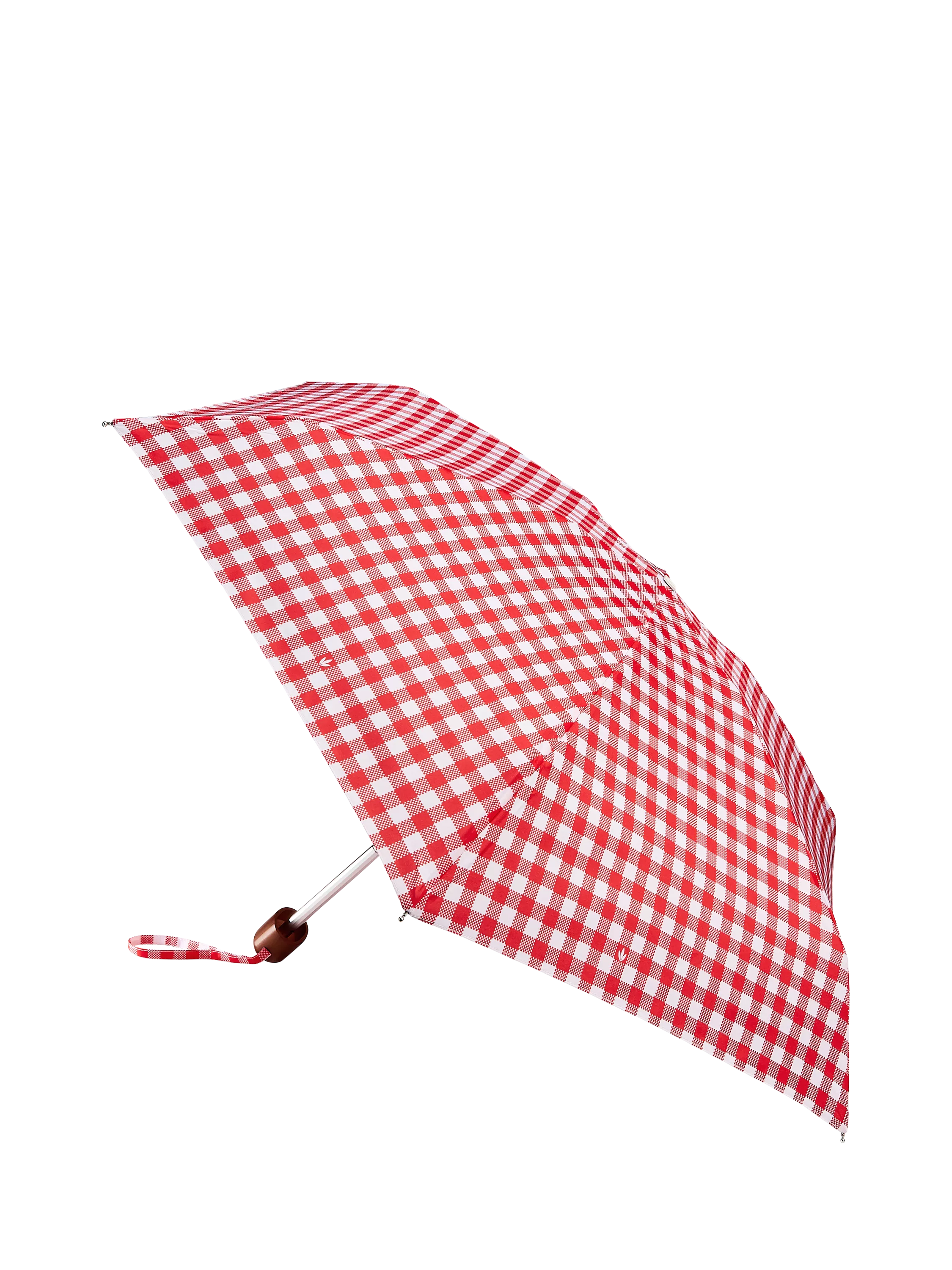 Fulton Tiny 2 Gingham compact umbrella (British brand)