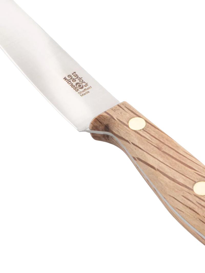 Taylor's Eye Witness Heritage Oak utility knife 12cm, UK version