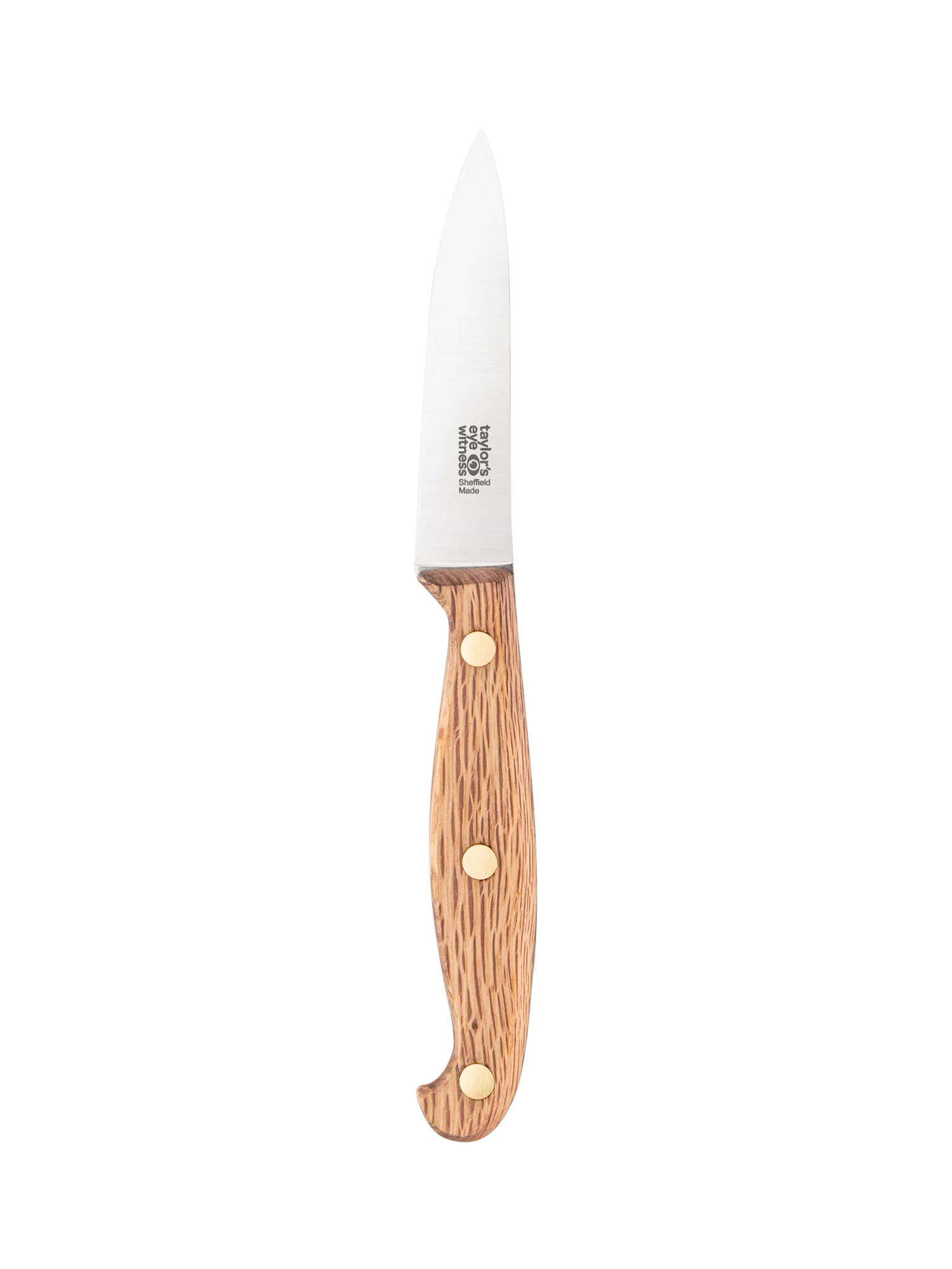 Taylor's Eye Witness Heritage Oak Sheffield Made Paring Knife, 8cm