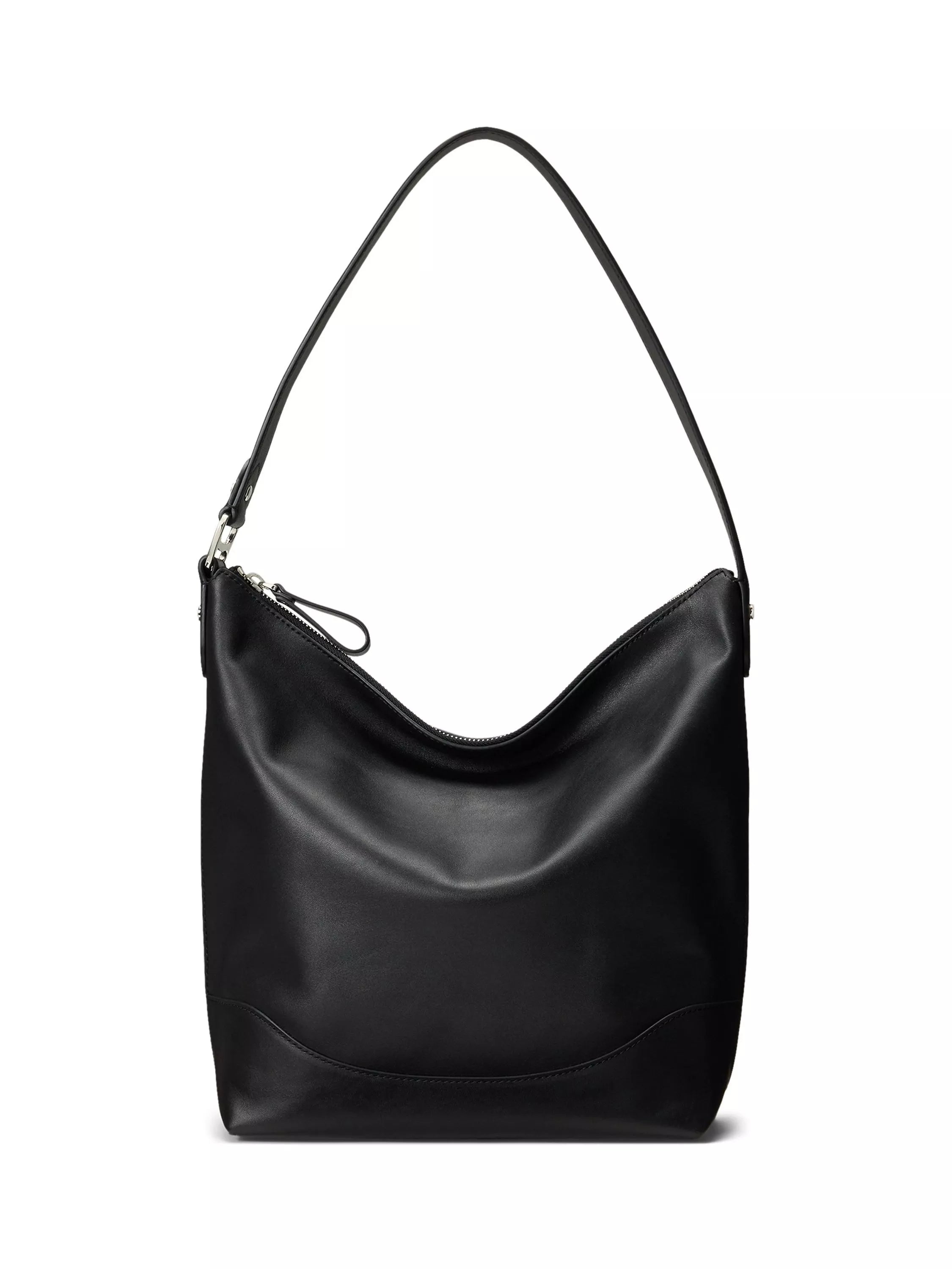 Ralph Lauren Tasha Leather Bucket Bag