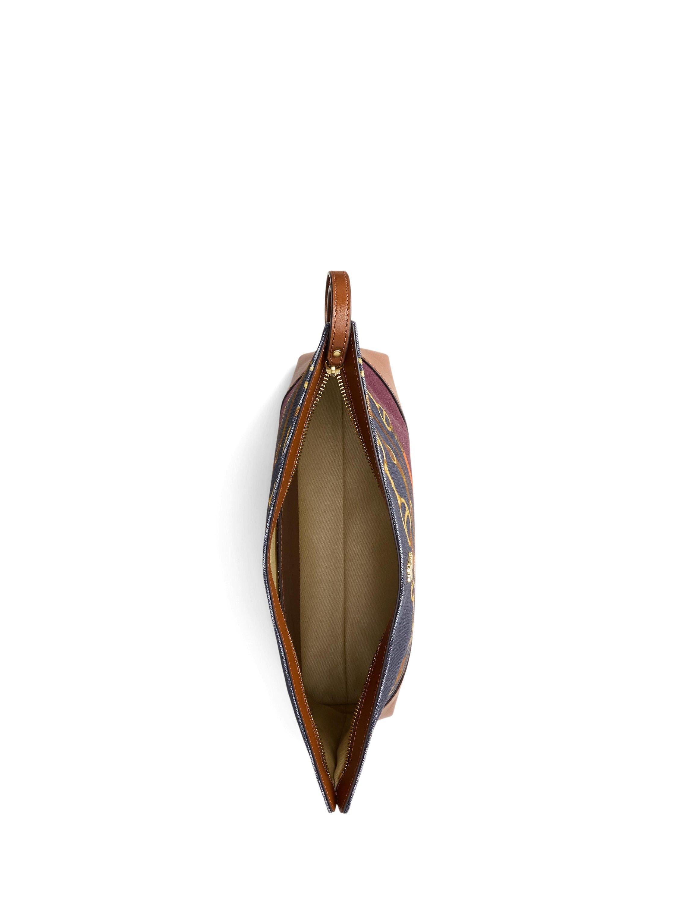 Ralph Lauren large belting print pouch, imported from the UK