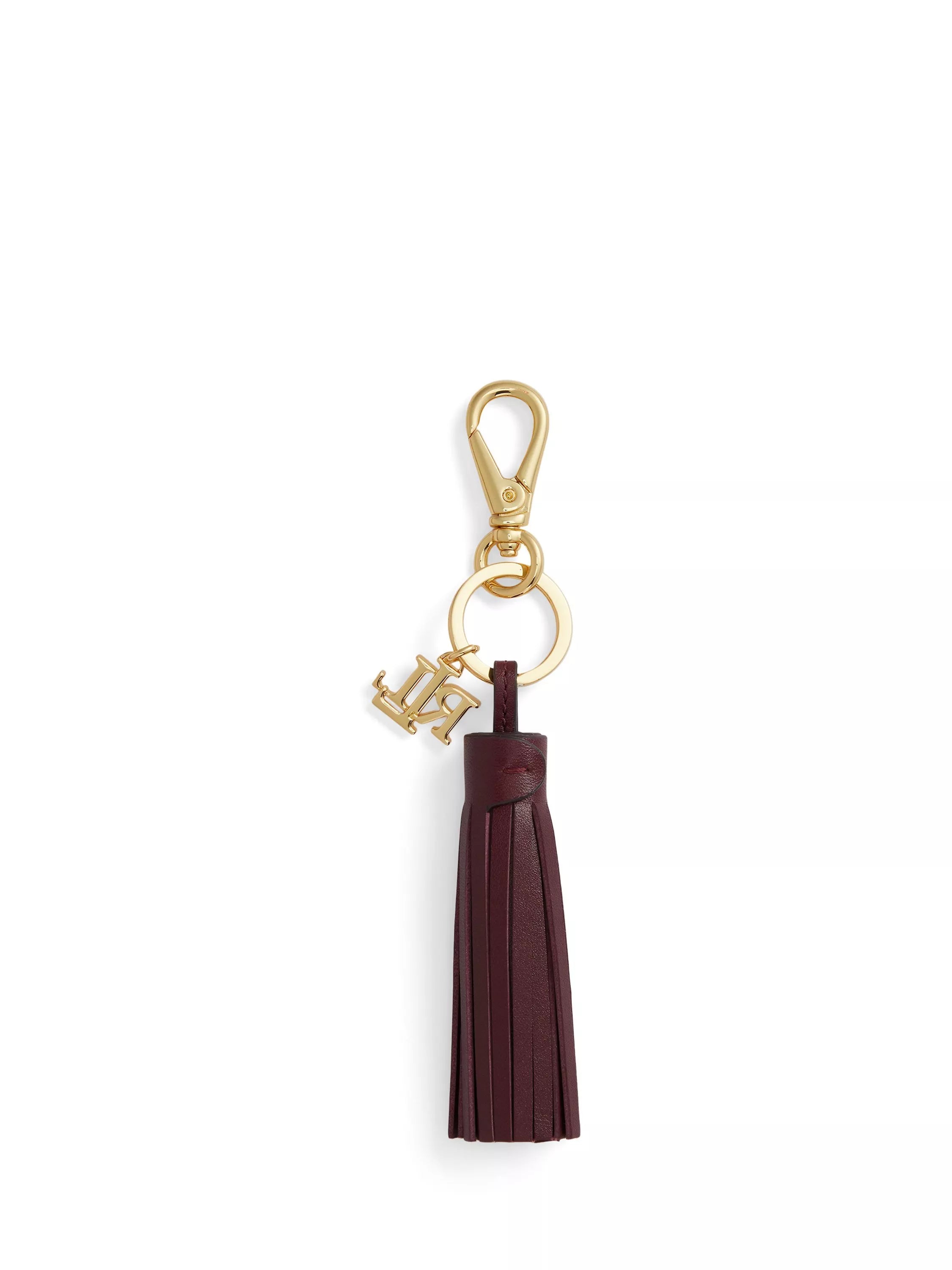 Ralph Lauren leather tassel charm 1x3.5 inches - British product