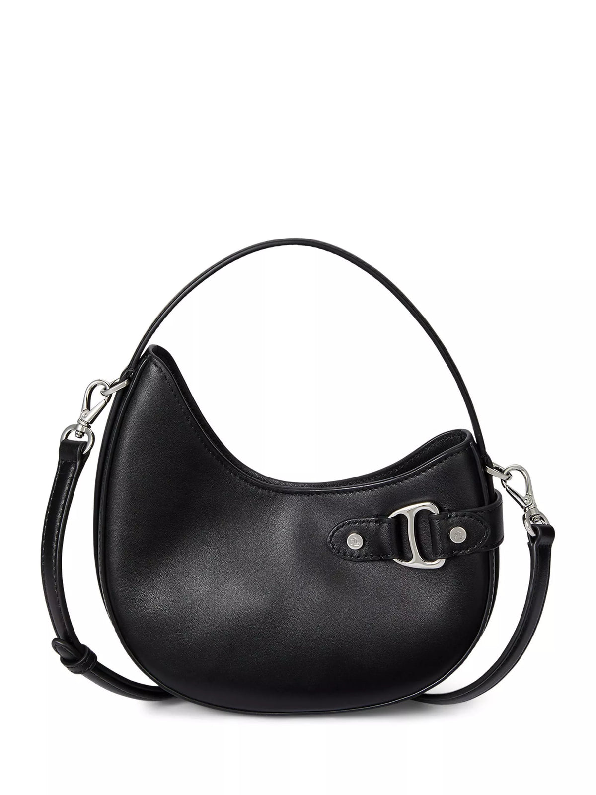 Ralph Lauren Tasha leather crossbody bag black (British brand)