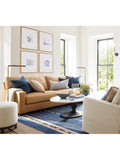 Pottery Barn Lawrence floor lamp vintage brass, imported from the UK