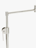 Pottery Barn Sherman floor lamp polished nickel, imported from the UK