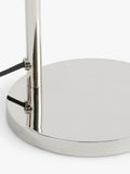 Pottery Barn Sherman floor lamp polished nickel, imported from the UK