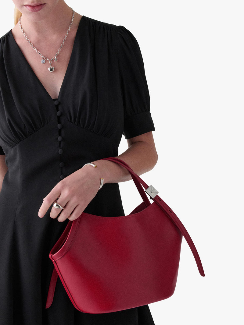 kate spade new york deco small leather tulip tote bag - British product