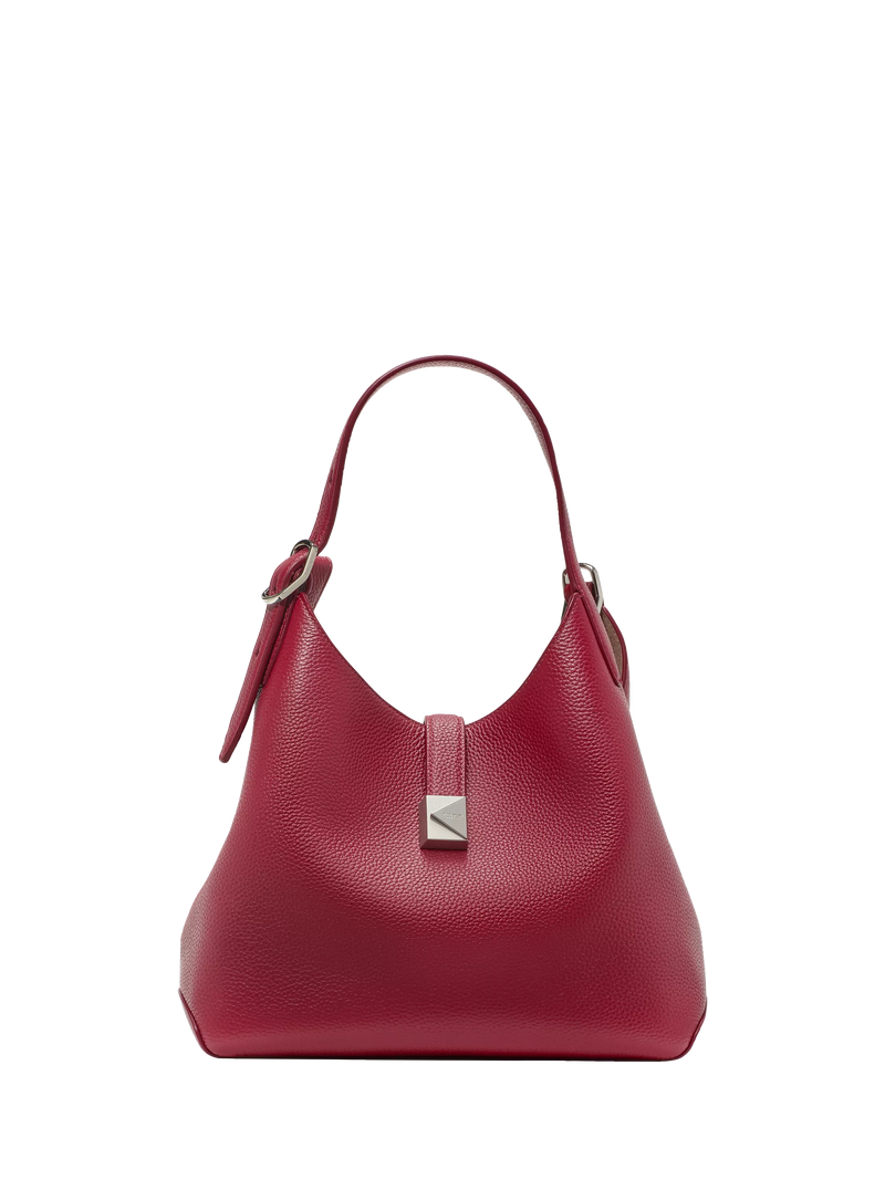 kate spade new york Deco Leather Medium Crossbody Tote Bag, Red Jam