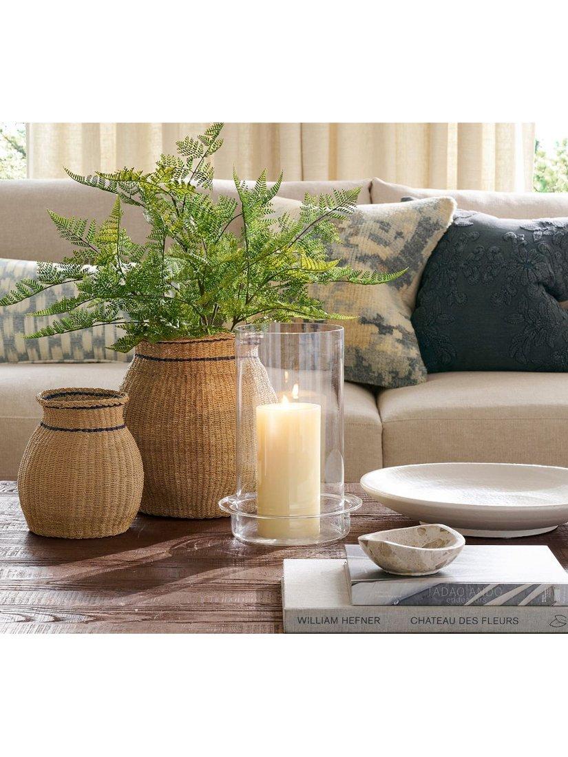 Pottery Barn decorative marble bowl Natural 23cm, imported from the UK