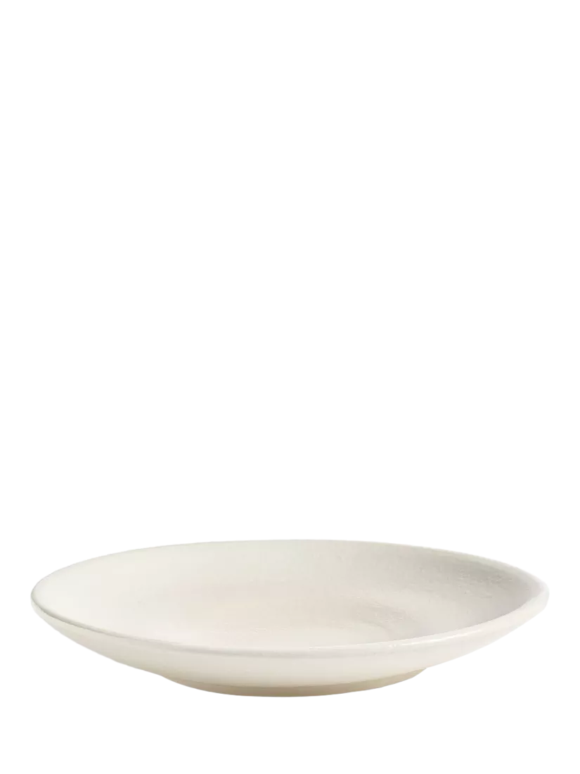 Pottery Barn Nolina white ceramic bowl 43cm, UK version