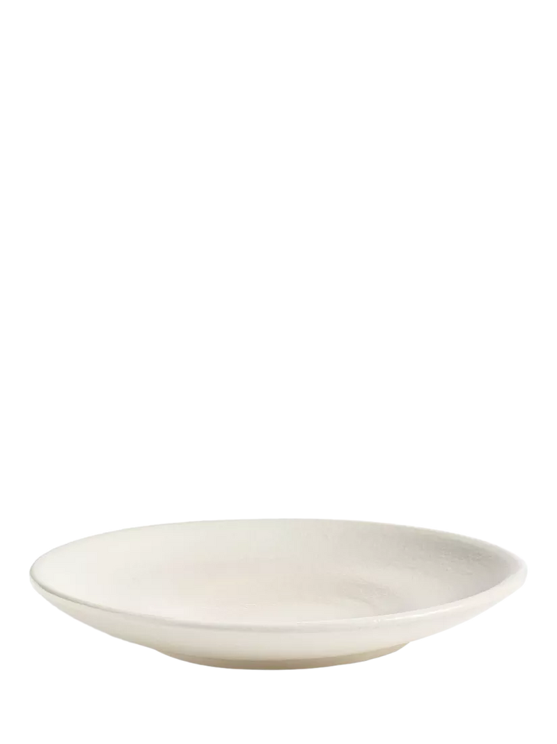 Pottery Barn Nolina white ceramic bowl 43cm, UK version
