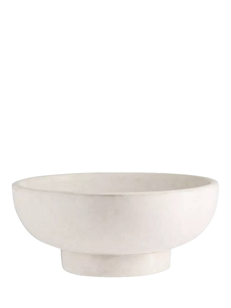 Pottery Barn terracotta bowl white 41cm (British brand)