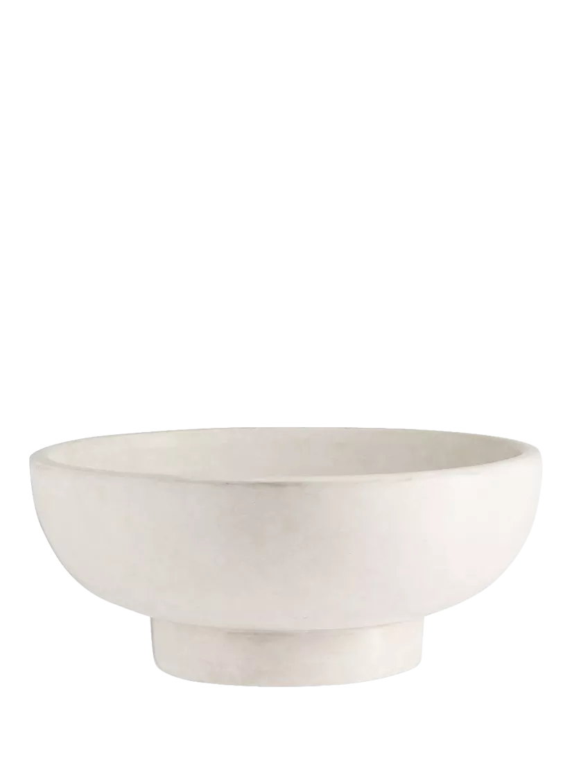 Pottery Barn terracotta bowl white 41cm (British brand)