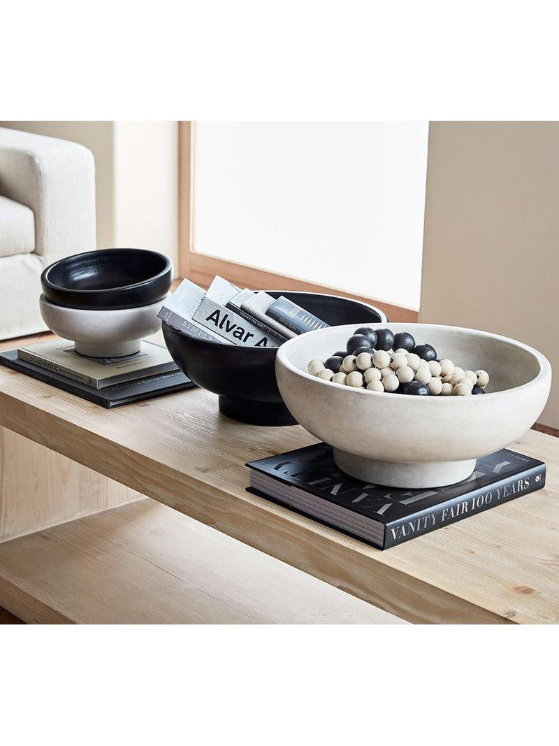 Pottery Barn terracotta bowl white 41cm (British brand)