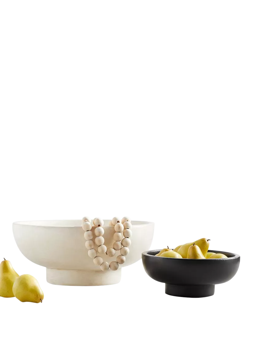 Pottery Barn terracotta bowl white 41cm (British brand)