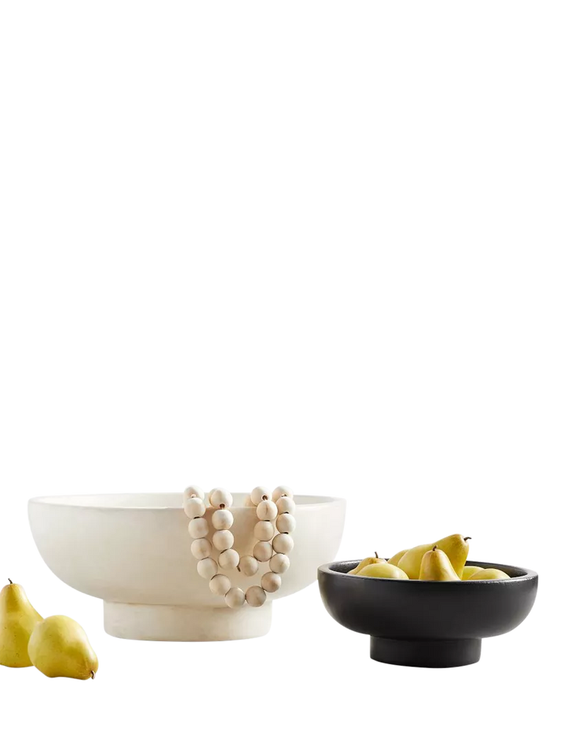 Pottery Barn terracotta bowl white 41cm (British brand)