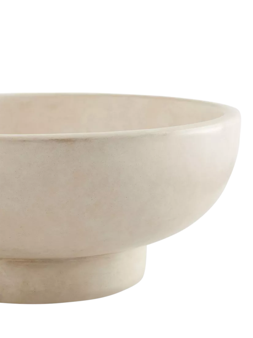 Pottery Barn terracotta bowl white 41cm (British brand)