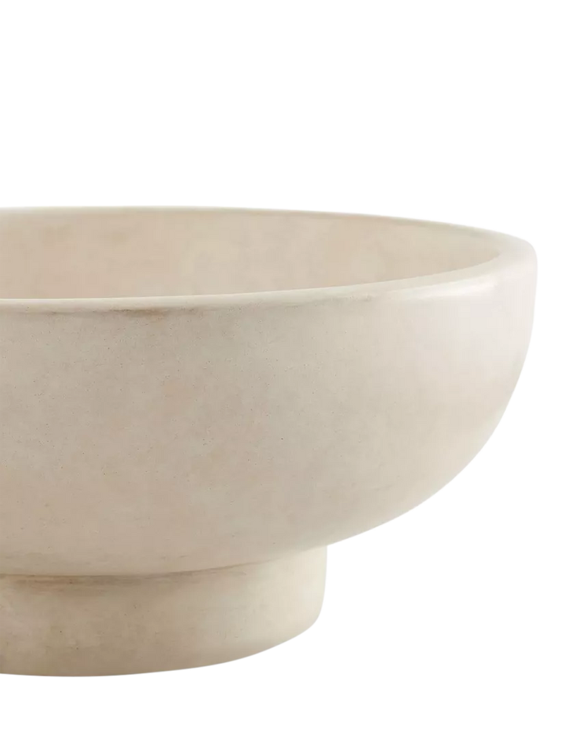 Pottery Barn terracotta bowl white 41cm (British brand)