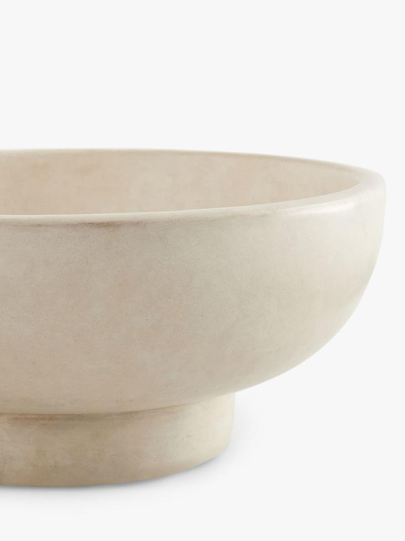 Pottery Barn terracotta bowl white 41cm (British brand)