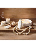 Pottery Barn mango wood contentment beads - British product