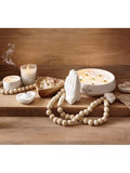 Pottery Barn mango wood contentment beads - British product