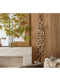 Pottery Barn mango wood chain ornament 109cm (British brand)