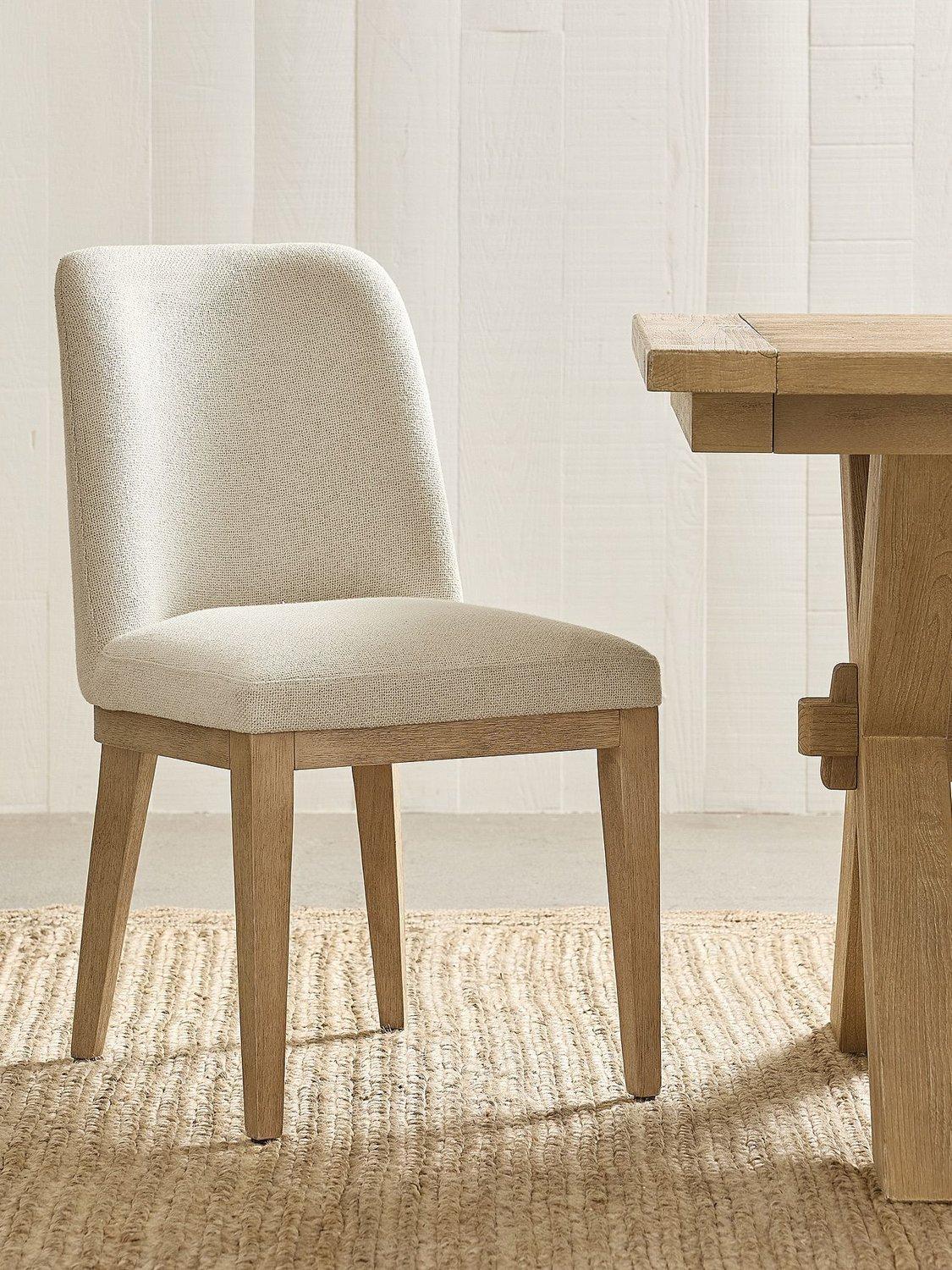 Pottery Barn Layton Oatmeal dining chair, imported from the UK
