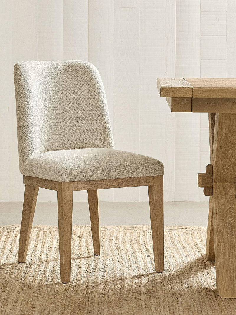 Pottery Barn Layton Oatmeal dining chair, imported from the UK