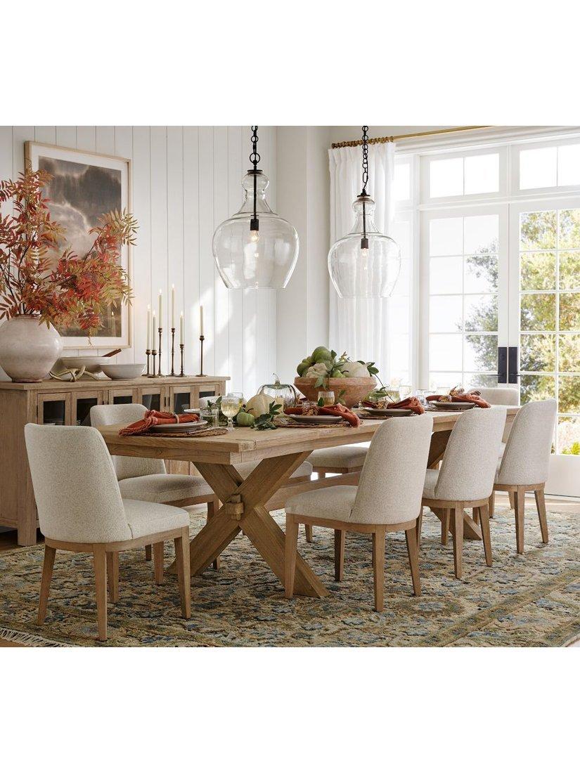 Pottery Barn Layton Oatmeal dining chair, imported from the UK