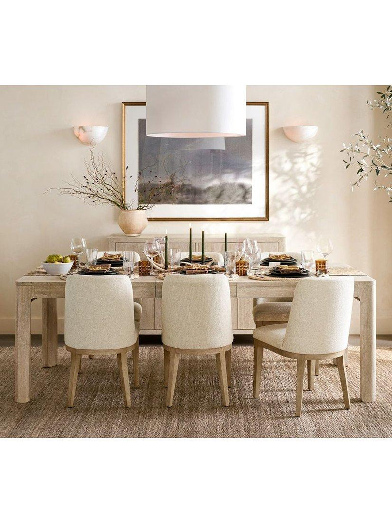 Pottery Barn Layton Oatmeal dining chair, imported from the UK