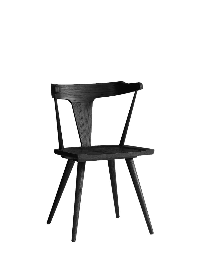 Pottery Barn Westan dining chair set of 2 black, imported from the UK