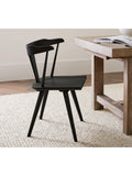 Pottery Barn Westan dining chair set of 2 black, imported from the UK