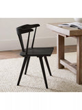 Pottery Barn Westan dining chair set of 2 black, imported from the UK