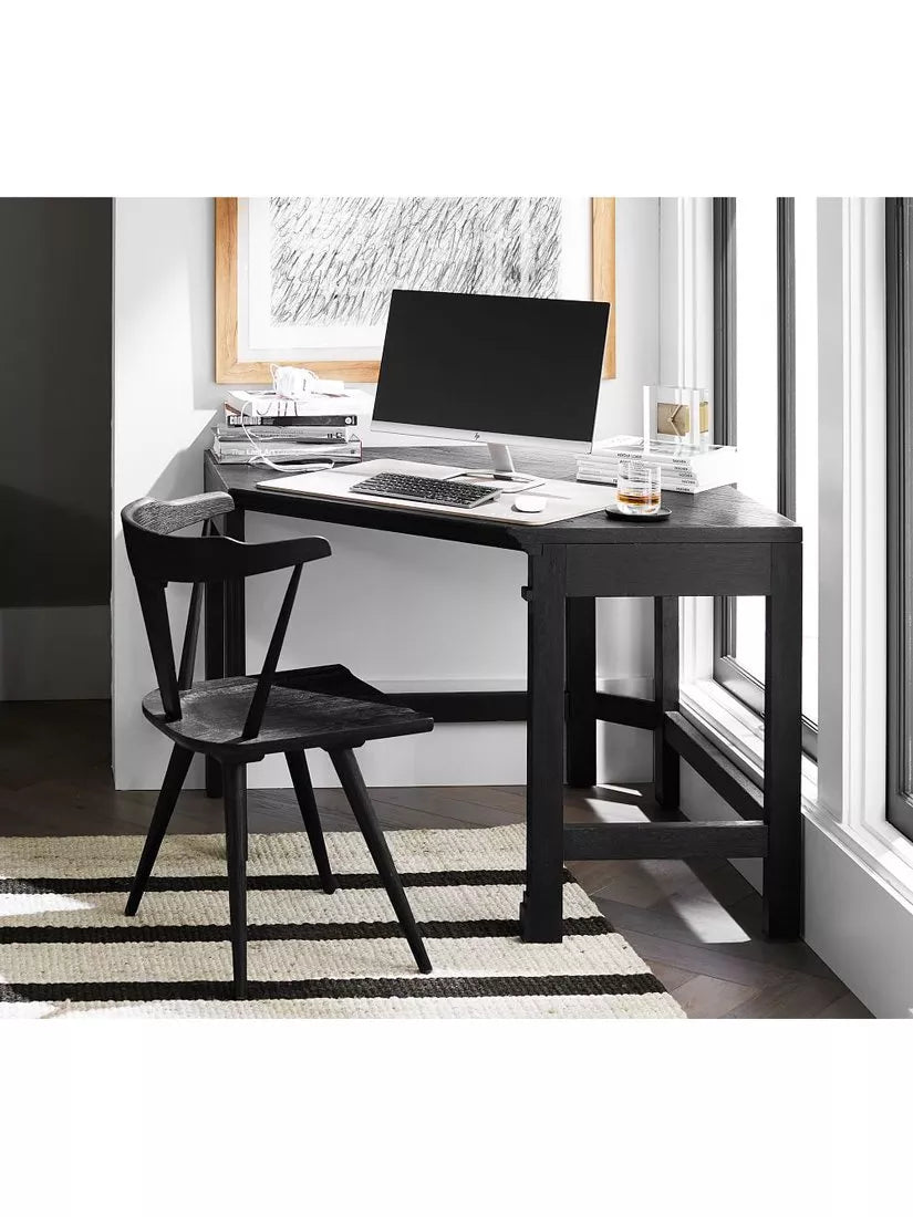 Pottery Barn Westan dining chair set of 2 black, imported from the UK