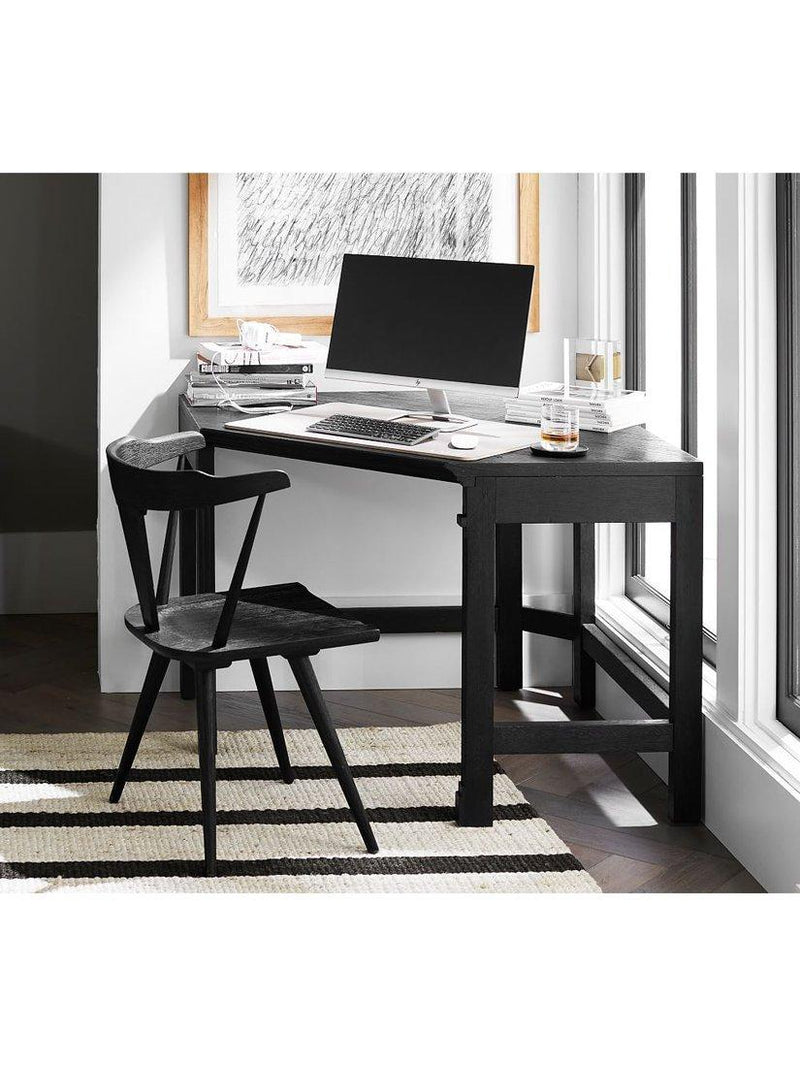Pottery Barn Westan dining chair set of 2 black, imported from the UK