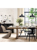 Pottery Barn Westan dining chair set of 2 black, imported from the UK