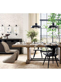 Pottery Barn Westan dining chair set of 2 black, imported from the UK