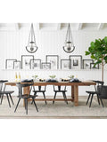 Pottery Barn Westan dining chair set of 2 black, imported from the UK